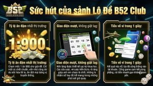 Đánh lô đề B52 Club với tỷ lệ trả thưởng cao 1 ăn 900