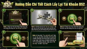 Hướng dẫn lấy lại mật khẩu B52 Club qua tin nhắn SMS