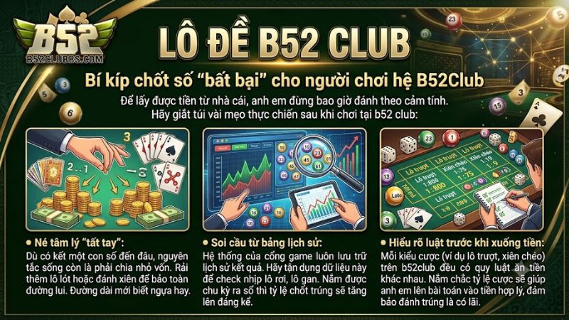Kinh nghiệm soi cầu đánh lô đề trên B52club luôn thắng Kinh nghiệm soi cầu đánh lô đề trên B52club luôn thắng