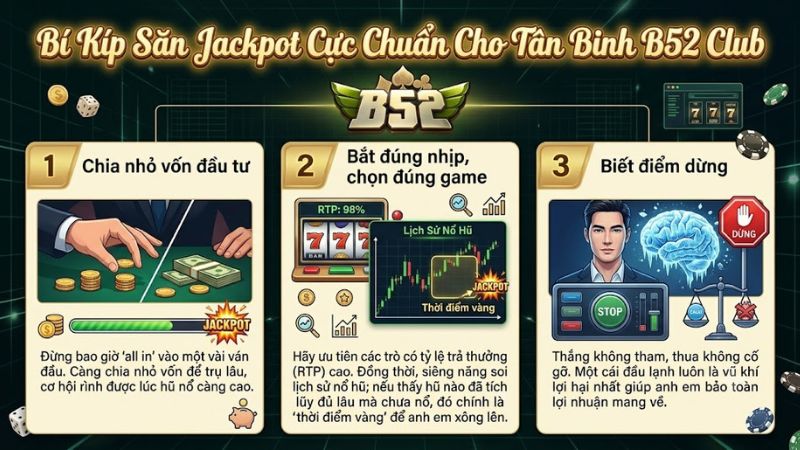 Mẹo săn jackpot b52 club hiệu quả cho người mới